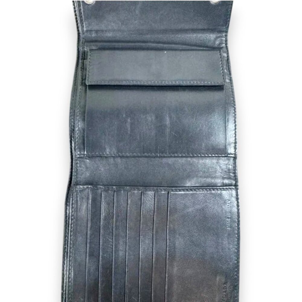 Prada Nylon Snap Flap Wallet with COA - Picture 7 of 13